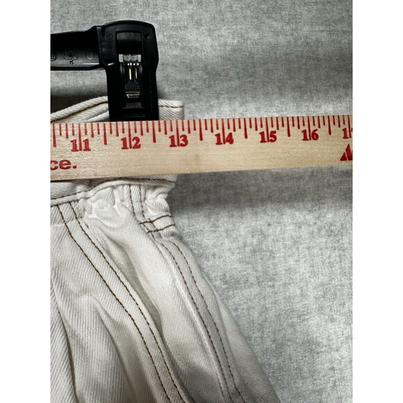 Artist & Art High Elastic Cinch Waisted White Shorts Women’s Size Small Y2K - Picture 5 of 8